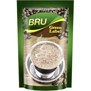 Bru Coffee Pouch (Green Label) 200 gms