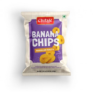 Chitale Bandhu Banana Chips Regular Salty 200gms