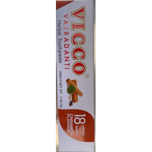 Vicco Vajradanti Toothpaste Cinnamon 200gms