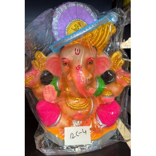 Eco Friendly Ganesh Ji Idol (Coloured) 12 inches (12 C-4)