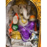 Eco Friendly Ganesh Ji Idol (Coloured) 8 inches (N-3)