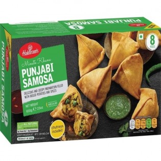 (Frozen) Haldirams Punjabi Samosa With Chutney 8 Pcs