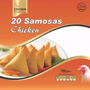 (Frozen) Crown Chicken Samosa 20 pcs