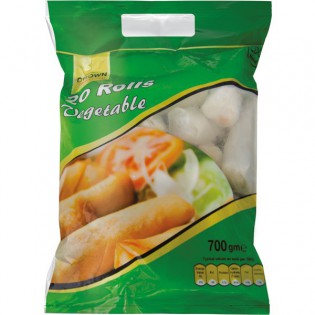 (Frozen) Crown Veg Spring Rolls 20 Pcs