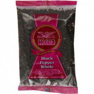 Heera Black Pepper Whole 100 gms