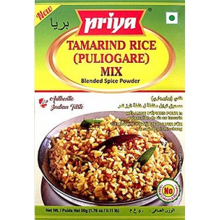 Priya Tamarind Rice (Puliogare) Mix 50 gms