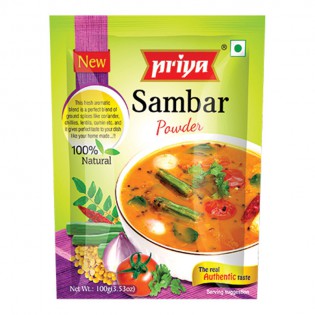 Priya Sambar Powder 100 gms (B1G1)