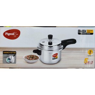 Pigeon Pressure Cooker Induction Based 3 Ltrs