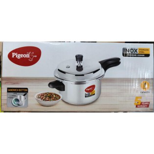 Pigeon Pressure Cooker Induction Based 5 Ltrs