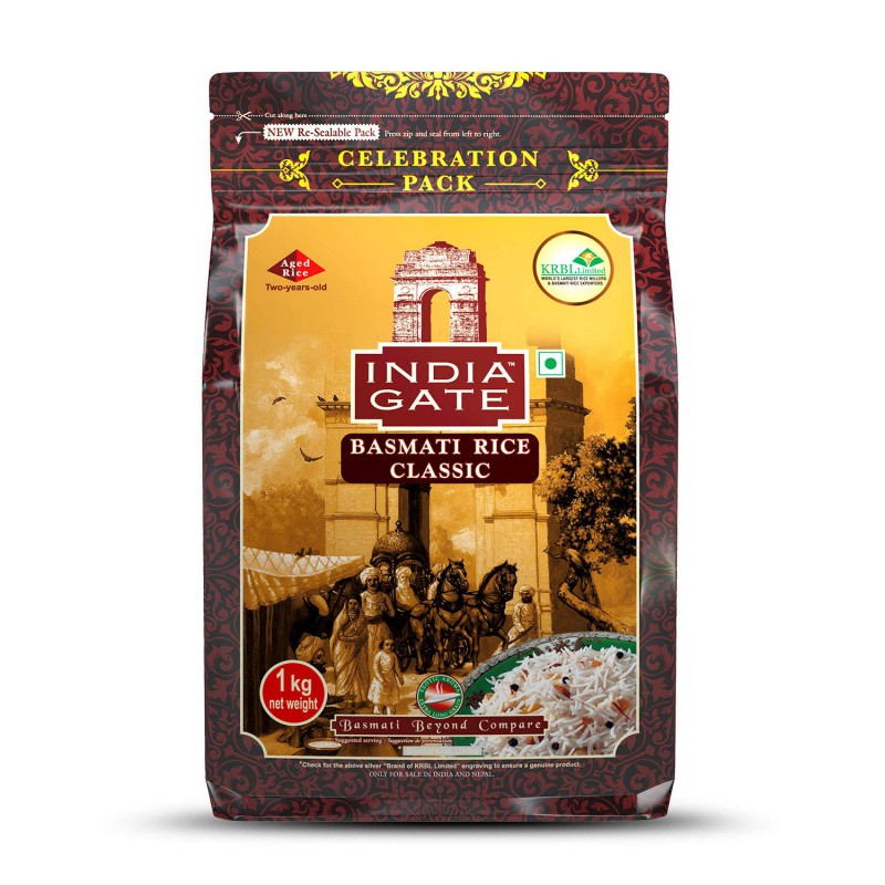 (Rice) INDIA GATE BASMATI RICE CLASSIC 1KG