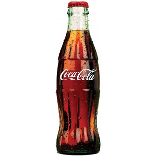 COCA-COLA COKE GLASS BOTTLE 500ML