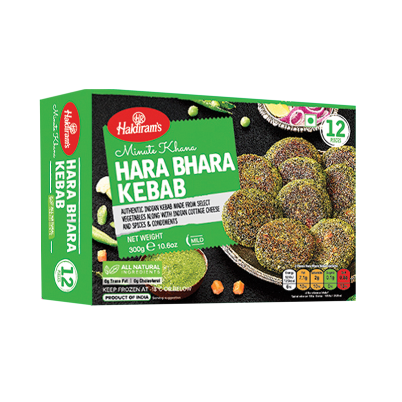 (Frozen) Haldirams Hara Bhara Kebab 12 pcs