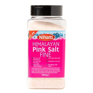 Niharti Pink Salt Fine 800 gms