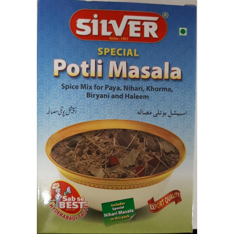Silver potli on sale