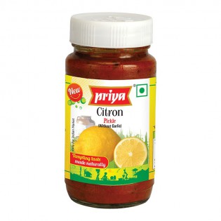 Priya Citron Without Garlic Pickle