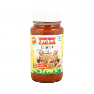 Priya Ginger w/o Garlic Pickle 300 gms