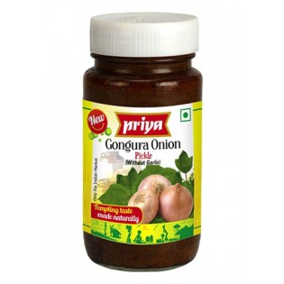 Priya Gongura w/o Garlic Pickle 300 gms