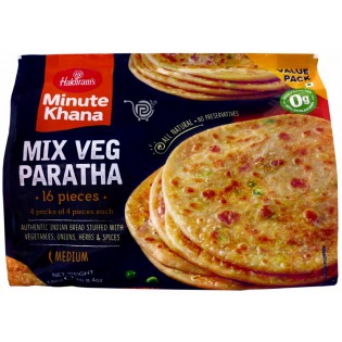 (Frozen) Haldirams Mix Veg Paratha 16 pcs