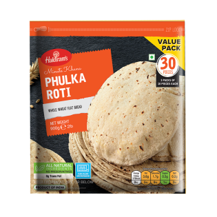 (Frozen) Haldirams Phulka Roti 30 pcs