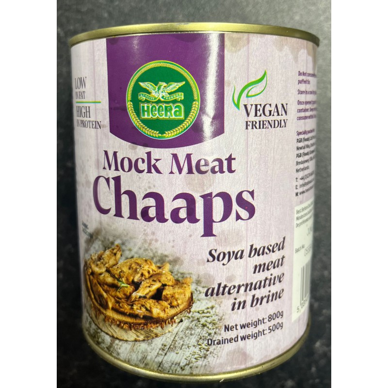 Heera Mock Meat Soya Chaap 800 gms