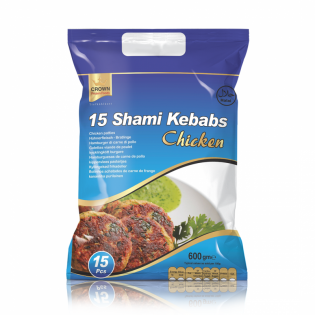 (Frozen) Crown Shami Chicken Kebab 15 Pcs