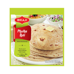 (Frozen) Bikaji Phulka Roti 12 pcs