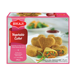 (Frozen) Bikaji Vegetable Cutlet 240 gms