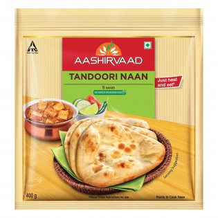 (Frozen) Aashirvaad Tandoori Naan 400 gms