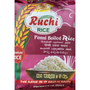 (Rice) Ruchi Ponni Boiled Rice 5kg (Discounted)