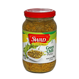 Swaad Green Chilli Pickle 283 gms