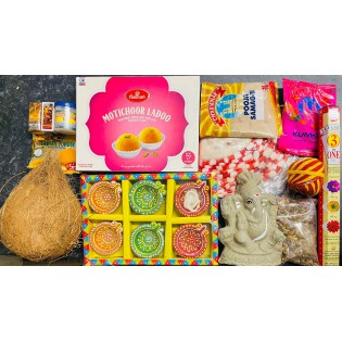 Ganesh Chaturthi Set (All in One) 10 inches