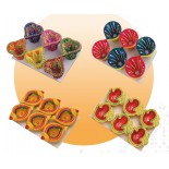 Fancy Diyas Set (6 Pcs)