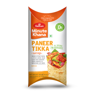 (Frozen) Haldirams Desi Wraps Paneer Tikka 156 gms