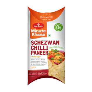 (Frozen) Haldirams Desi Wraps Chilli Tofu- 156 gms