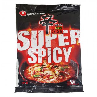 Nongshim Shin Red Super Spicy Noodles 120g