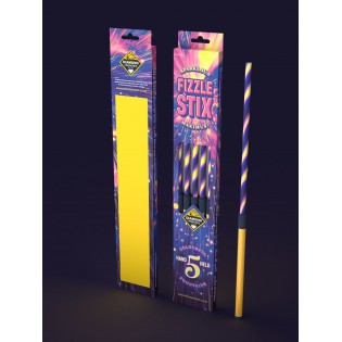 Fire Sparklers Fizzle Sticks Per Pack