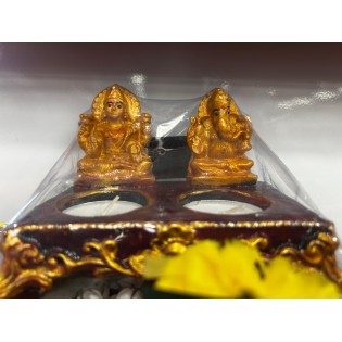 Fiber Fancy Laxmi Ganesh Diya