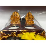 Fiber Fancy Laxmi Ganesh Diya Per Pc