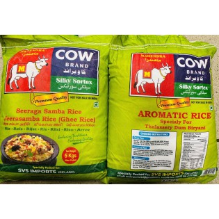 (Rice) Cow Brand Jeerasamba Rice 5kg (Chitti mutyalu)