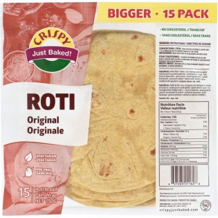 Crispy Baked Plain Roti 15 Pcs