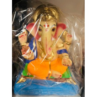 Eco Friendly Ganesh Ji Idol (Coloured)