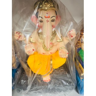 Eco Friendly Ganesh Ji Idol (Coloured) 10 inches