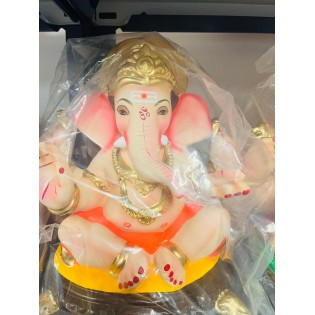 Eco Friendly Ganesh Ji Idol (Coloured) 10 inches