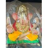 Eco Friendly Ganesh Ji Idol (Coloured) 12 inches