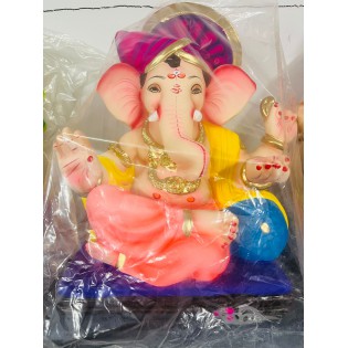 Eco Friendly Ganesh Ji Idol (Coloured) 15 inches